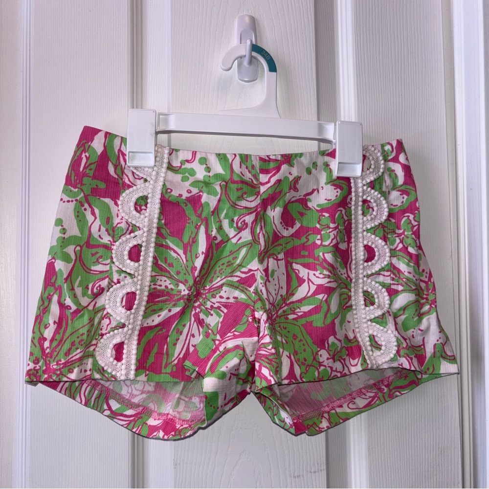 Lilly Pulitzer Pink and Green Shorts